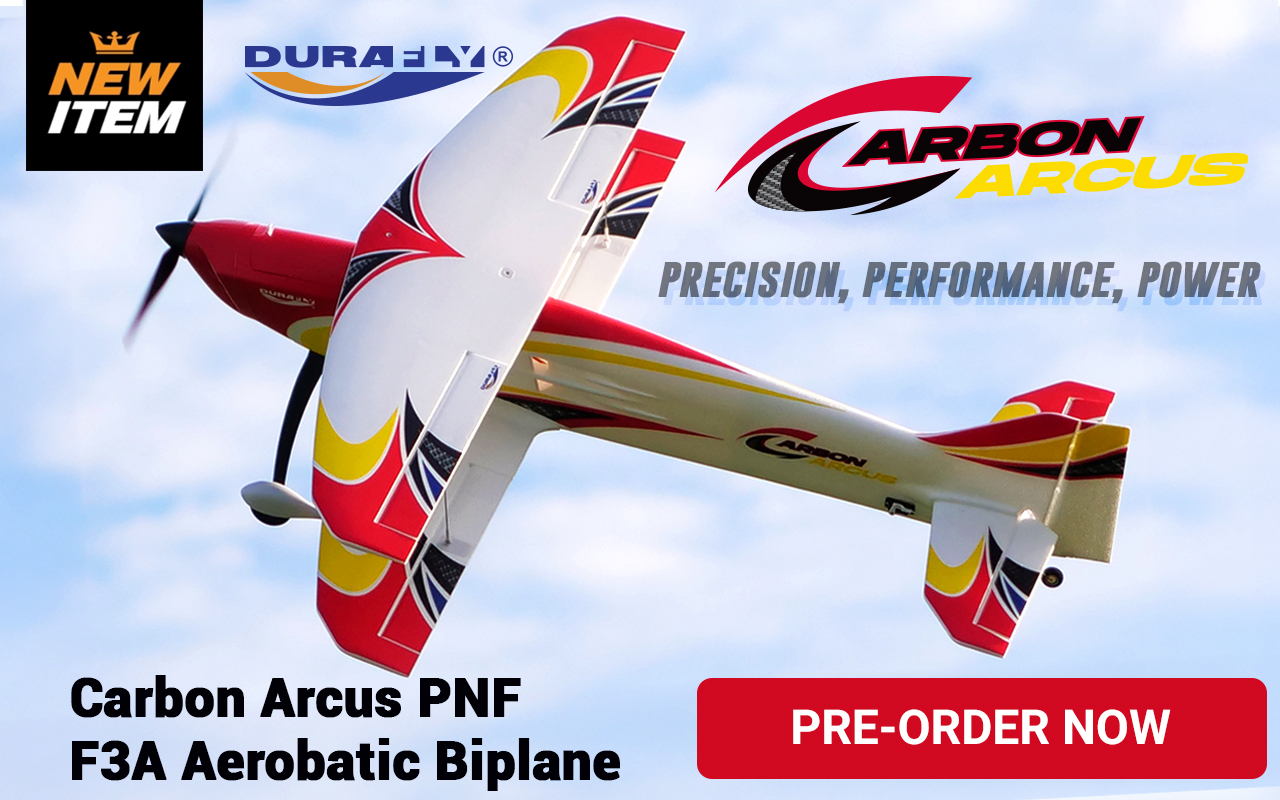 Carbon Arcus F3A Aerobatic Biplane Release 2024