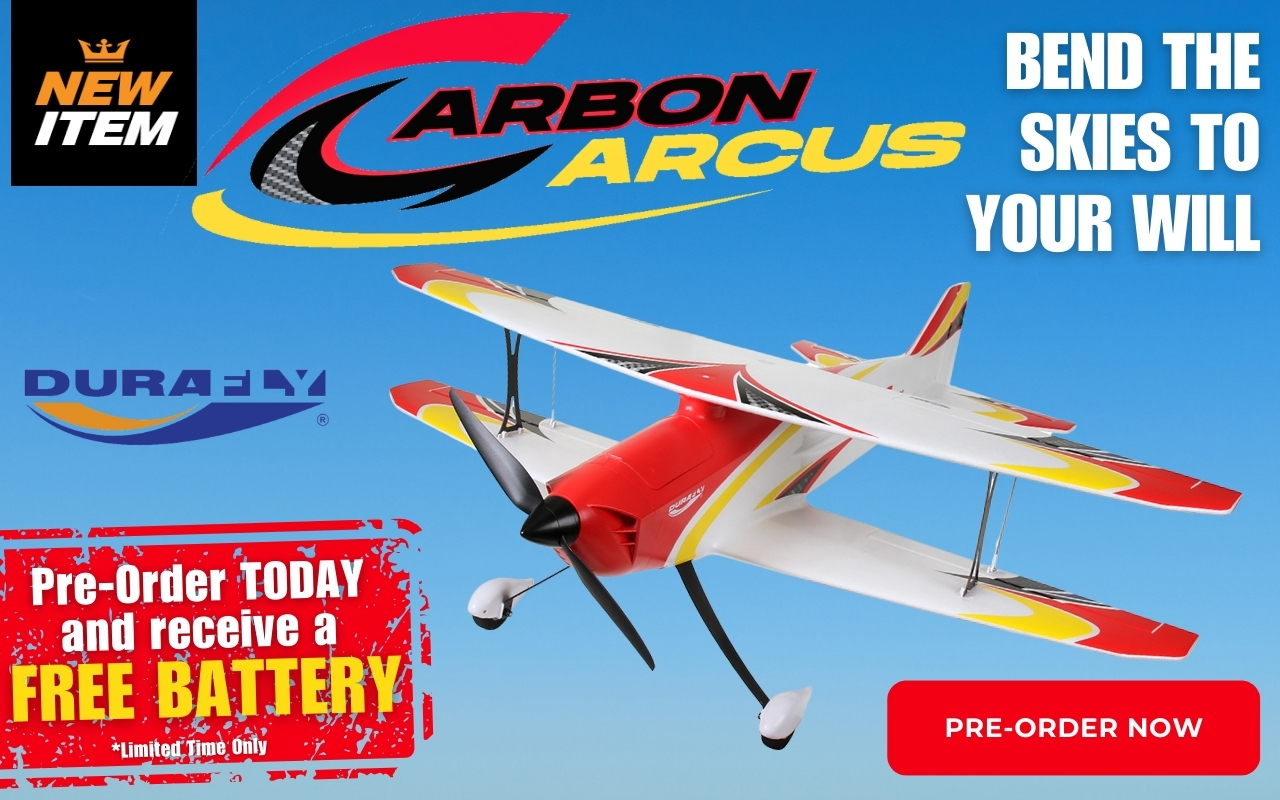 Carbon Arcus F3A Aerobatic Biplane Release 2024