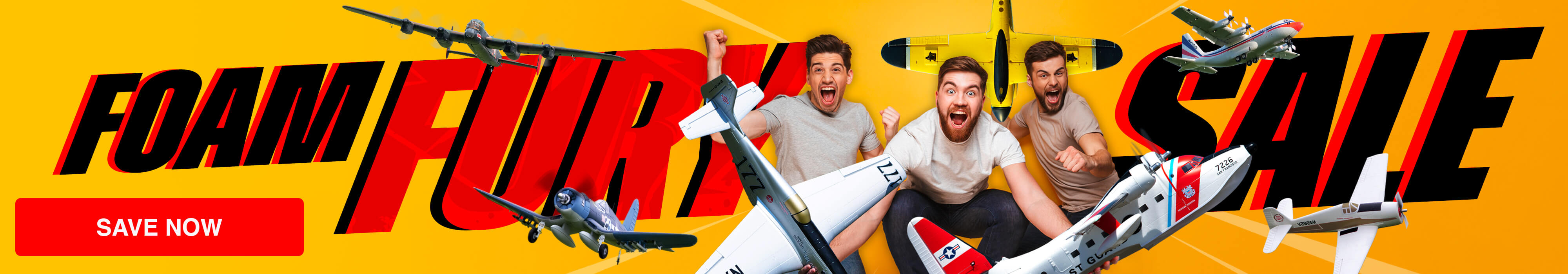 Foam Fury Planes