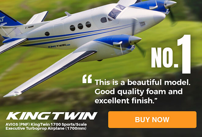 AVIOS (PNF) KingTwin 1700 Sports/Scale Executive Turboprop Airplane (1700mm)