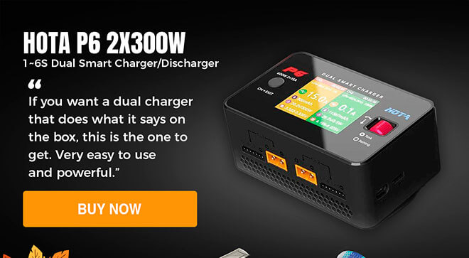 HOTA P6 2K300W 1-6S Dual Smart ChargerDischarger y If you want a dual charger that does what it says on the box, this is the one to get. Very easy to use and powerful. 