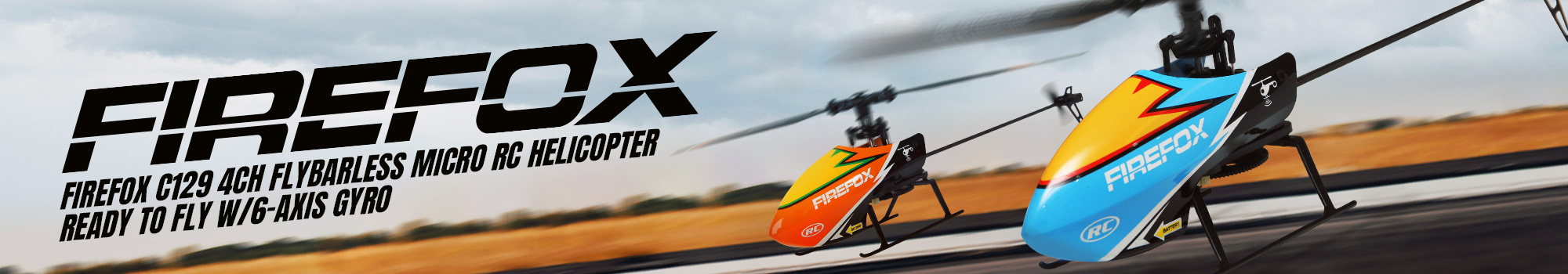 Firefox C129 4CH Flybarless Micro RC Helicopter